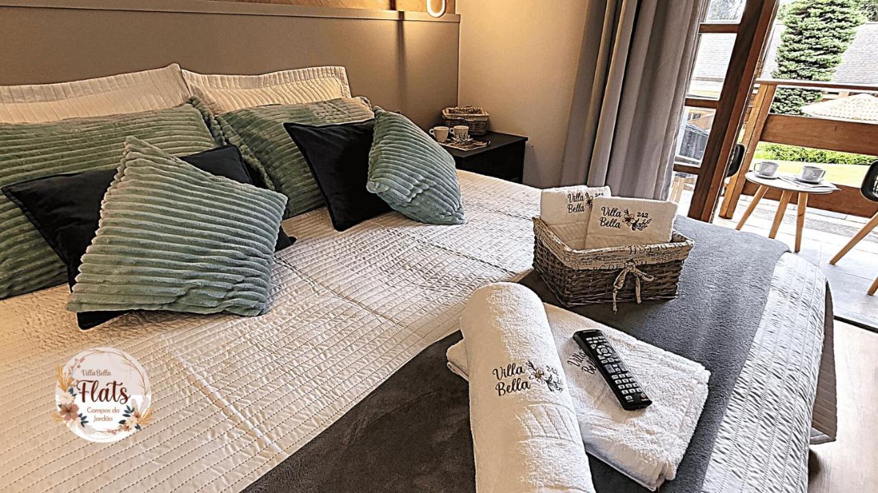 Apartamento C/ Piscina Aquecida, Lareira #amplo Lazer# Campos do Jordão