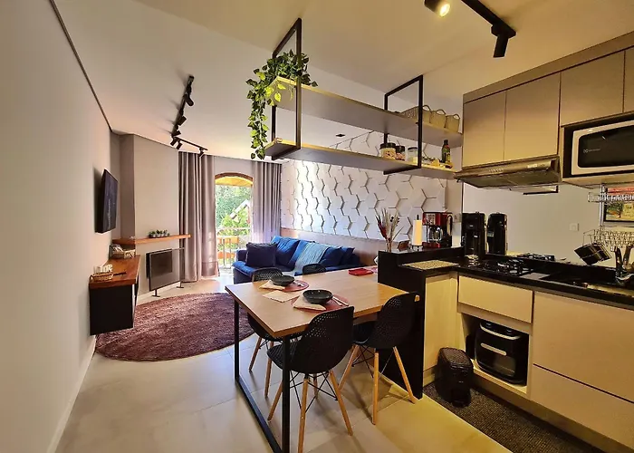 Duplex Luxo Com Piscina Aquecida, Lareira E Wifi